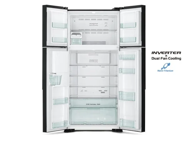 Hitachi 800L/550L 4-Door Refrigerator + Water Dispenser - Image 2