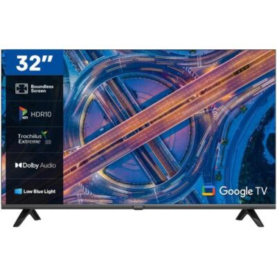 Skyworth 32 inch Smart TV, 720P Roku Google TV with Chromecast Built-in, Android LED TV