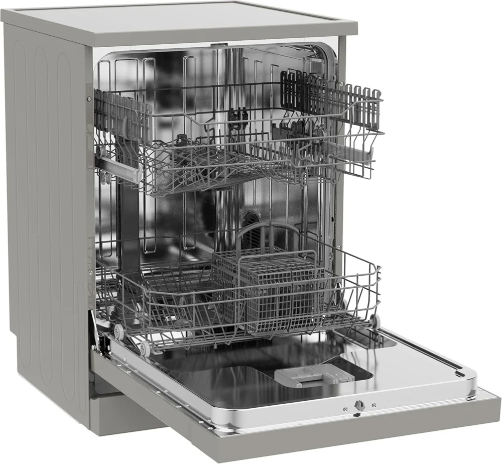 Hisense 15 Place Settings Dishwasher HS623E90X, 8 Programs, Three Baskets, Inbuilt Heater, Quick Wash) – Silver (3YRs WRTY) - Image 2